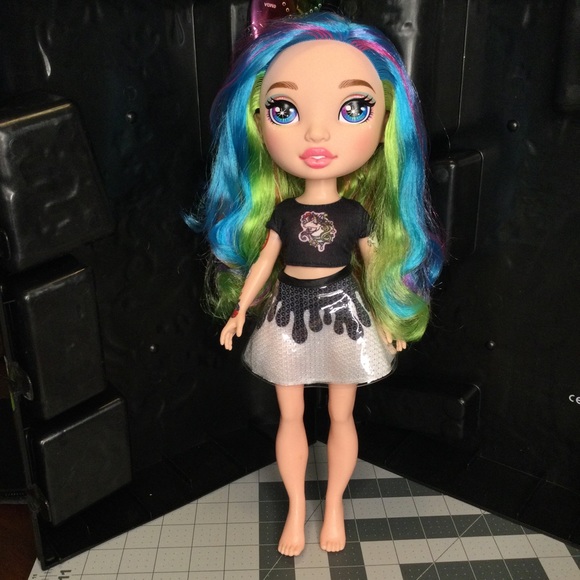 Rainbow Surprise 14” Doll- Rainbow Dream Doll with DIY Slime - Picture 4 of 14